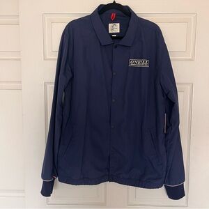 O’Neill Windbreaker Men’s Jacket Lightweight Size XL Blue